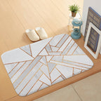 Marble Coral Velvet Door Mat Floor Mat Bathroom Anti-Skid Pi-Mart