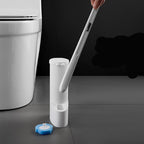 Creative Toilet Brush Disposable Brush For Toilet White Long Handle Sponge Cleaning Heads 1 Storage Holder Bathroom Accessories