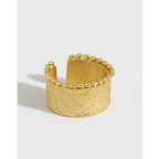 Light Luxury Artificial Texture Ring Female Silver Pi-Mart