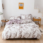 Bed Sheets Set Quilt Duvet Cover Pillow Cases Bedding 3 Sets Pi-Mart