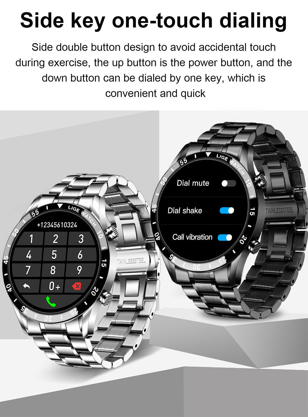 Lige's New Smart Watch Upgrade Smart Wearable Watch Pi-Mart