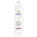 Dove Advanced Care Long Lasting Women's Antiperspirant Deodorant Dry Spray, Caring Coconut, 3.8 oz