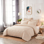Scandinavian Style Geometric Li Luo 3D Three-piece Duvet Cover Sheet Printing Set
