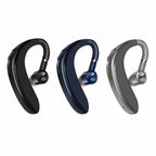 Rotation Earbud Single Bluetooth V5.0 Earphone For Phone Over Ear Hook Wireless Design Headphone Stereo Sound & Improved Comfort Long Wireless Range Earbud With Mic Headset Noise Cancelling Headphone Painless Wearing Stevvex