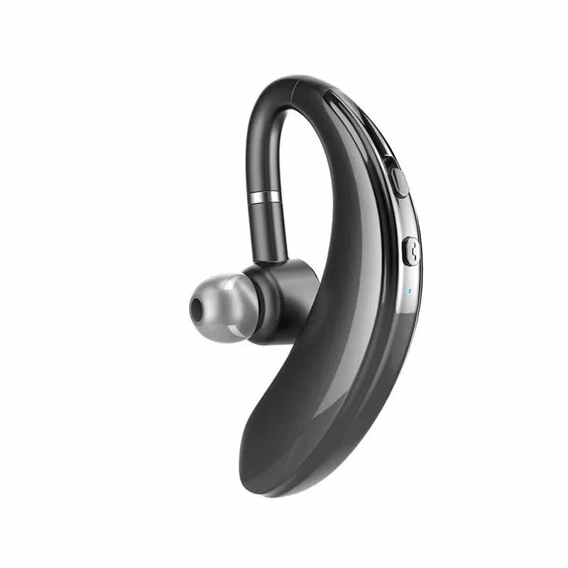 Rotation Earbud Single Bluetooth V5.0 Earphone For Phone Over Ear Hook Wireless Design Headphone Stereo Sound & Improved Comfort Long Wireless Range Earbud With Mic Headset Noise Cancelling Headphone Painless Wearing Stevvex