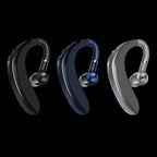 Rotation Earbud Single Bluetooth V5.0 Earphone For Phone Over Ear Hook Wireless Design Headphone Stereo Sound & Improved Comfort Long Wireless Range Earbud With Mic Headset Noise Cancelling Headphone Painless Wearing Stevvex