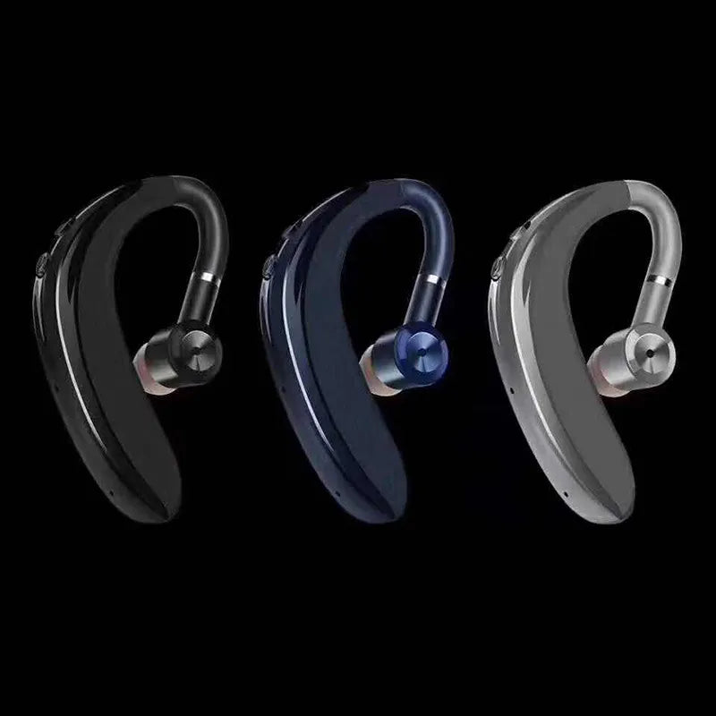 Rotation Earbud Single Bluetooth V5.0 Earphone For Phone Over Ear Hook Wireless Design Headphone Stereo Sound & Improved Comfort Long Wireless Range Earbud With Mic Headset Noise Cancelling Headphone Painless Wearing Stevvex