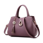 SMOOZA Famous Designer Brand Luxury Women Handbag Tassel Women Bag Top-Handle Bags Fashion Women Messenger Shoulder Bags Pi-Mart