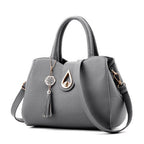 SMOOZA Famous Designer Brand Luxury Women Handbag Tassel Women Bag Top-Handle Bags Fashion Women Messenger Shoulder Bags Pi-Mart