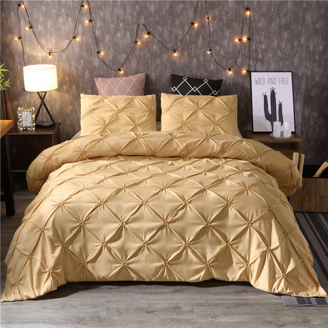 Craft Home Textiles Plain Color Solid Color Duvet Cover Bedding Pi-Mart