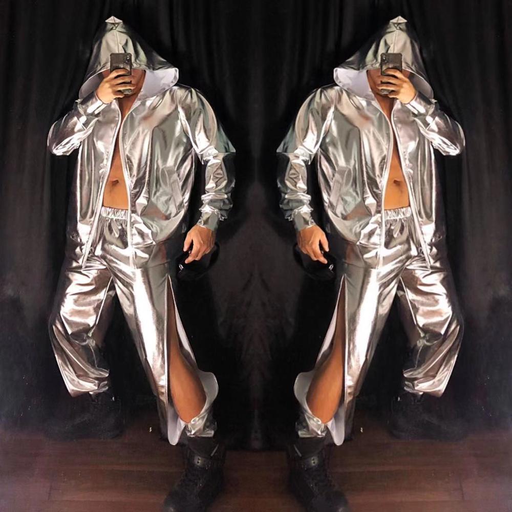 The New Muscle Man Nightclub New Year Party Mirror Hip Hop Suit Lootquake LLC