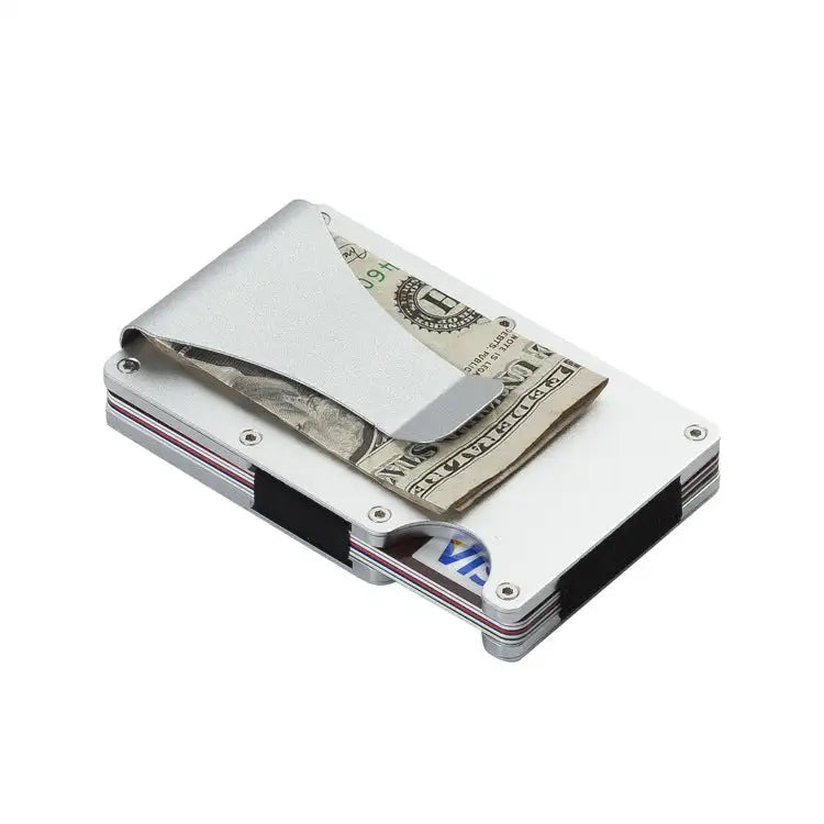Durable Carbon Fiber Wallet for Men and Women, Aluminum Alloy Card Holder & Money Clip - SJB-DIAMOND ELITES