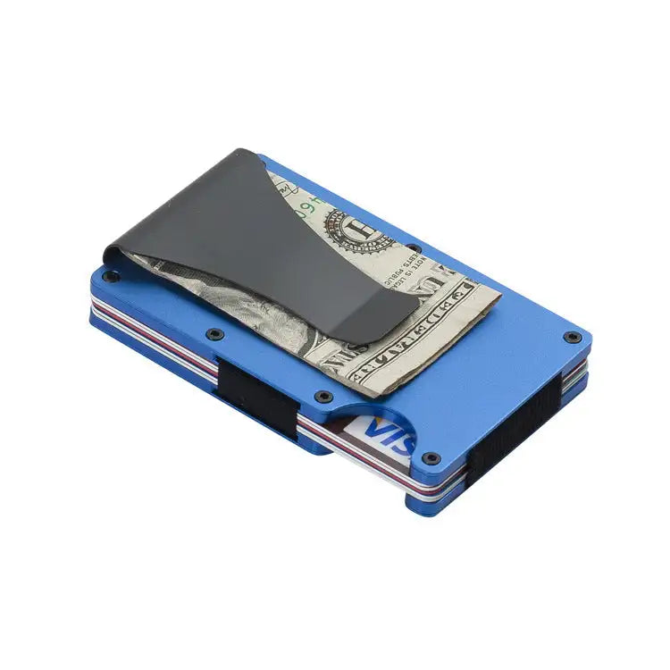 Durable Carbon Fiber Wallet for Men and Women, Aluminum Alloy Card Holder & Money Clip - SJB-DIAMOND ELITES