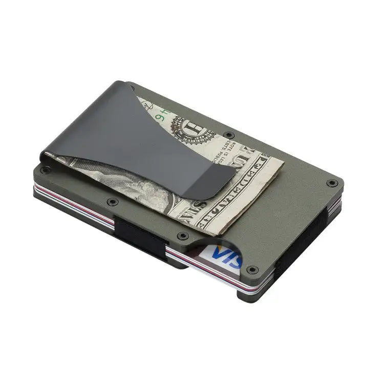 Durable Carbon Fiber Wallet for Men and Women, Aluminum Alloy Card Holder & Money Clip - SJB-DIAMOND ELITES