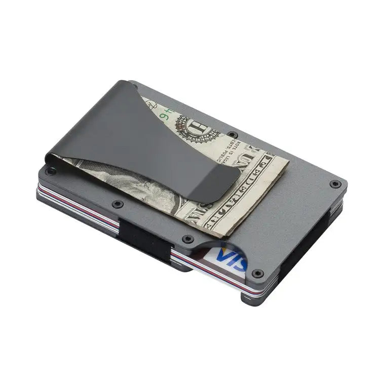 Durable Carbon Fiber Wallet for Men and Women, Aluminum Alloy Card Holder & Money Clip - SJB-DIAMOND ELITES