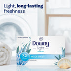Downy Light Mega Dryer Sheets, Ocean Mist, 80 Count