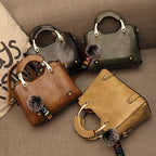 Women Vintage PU Handbag Polyester Handbag Pi-Mart