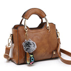 Women Vintage PU Handbag Polyester Handbag Pi-Mart