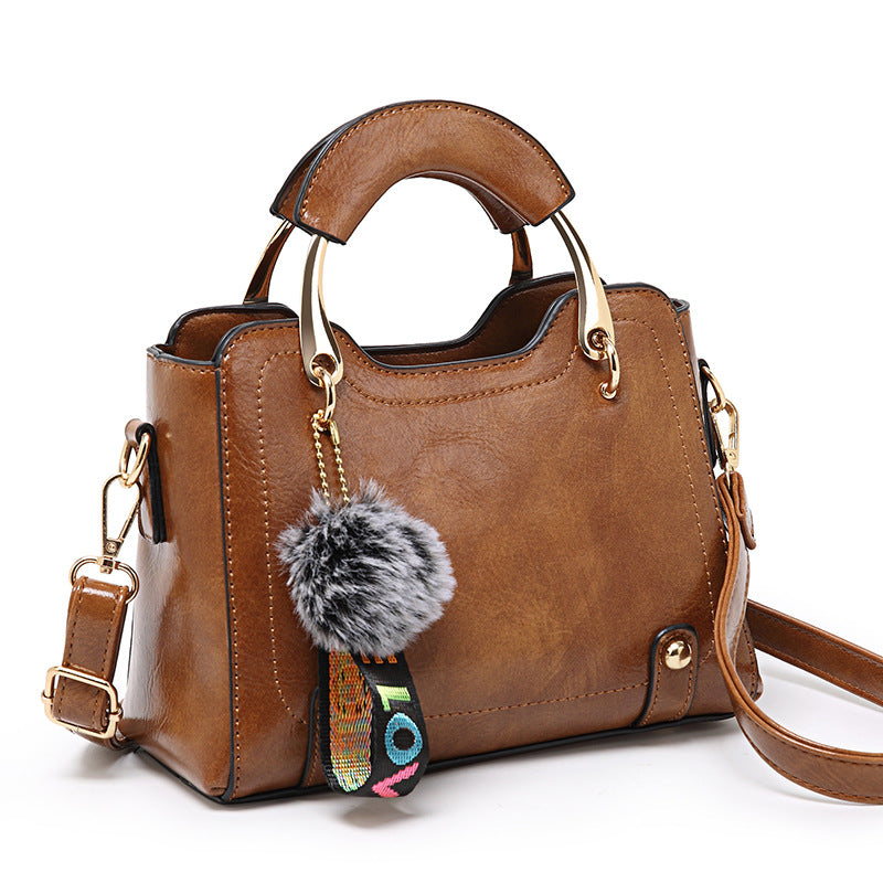 Women Vintage PU Handbag Polyester Handbag Pi-Mart