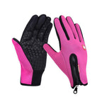 Winter Gloves Touch Screen Riding Motorcycle Sliding Waterproof Sports Gloves With Fleece Pi-Mart