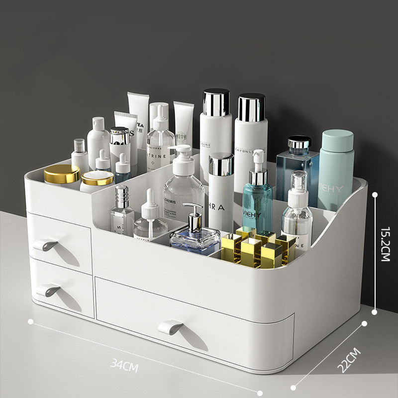 Dressing Table Organizes Mask Lipstick Makeup Brush Drawer Rack Pi-Mart