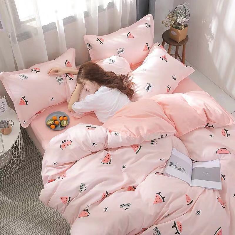 Gift Aloe Cotton Sheet Duvet Cover Sheet Four Piece Set Pi-Mart