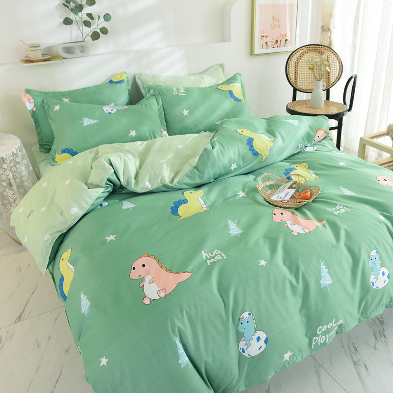 Gift Aloe Cotton Sheet Duvet Cover Sheet Four Piece Set Pi-Mart