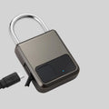 Smart Fingerprint Padlock Waterproof Anti-theft Locker Luggage Padlock Pi-Mart