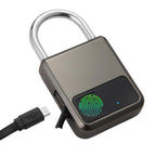 Smart Fingerprint Padlock Waterproof Anti-theft Locker Luggage Padlock Pi-Mart