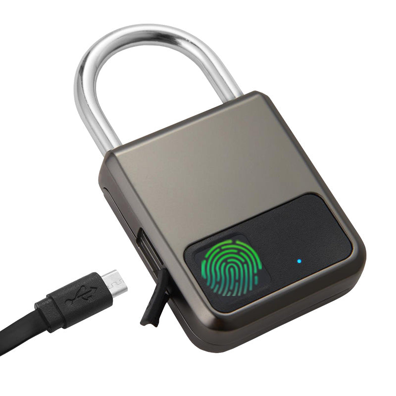 Smart Fingerprint Padlock Waterproof Anti-theft Locker Luggage Padlock Pi-Mart