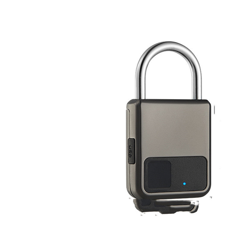 Smart Fingerprint Padlock Waterproof Anti-theft Locker Luggage Padlock Pi-Mart