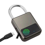 Smart Fingerprint Padlock Waterproof Anti-theft Locker Luggage Padlock Pi-Mart