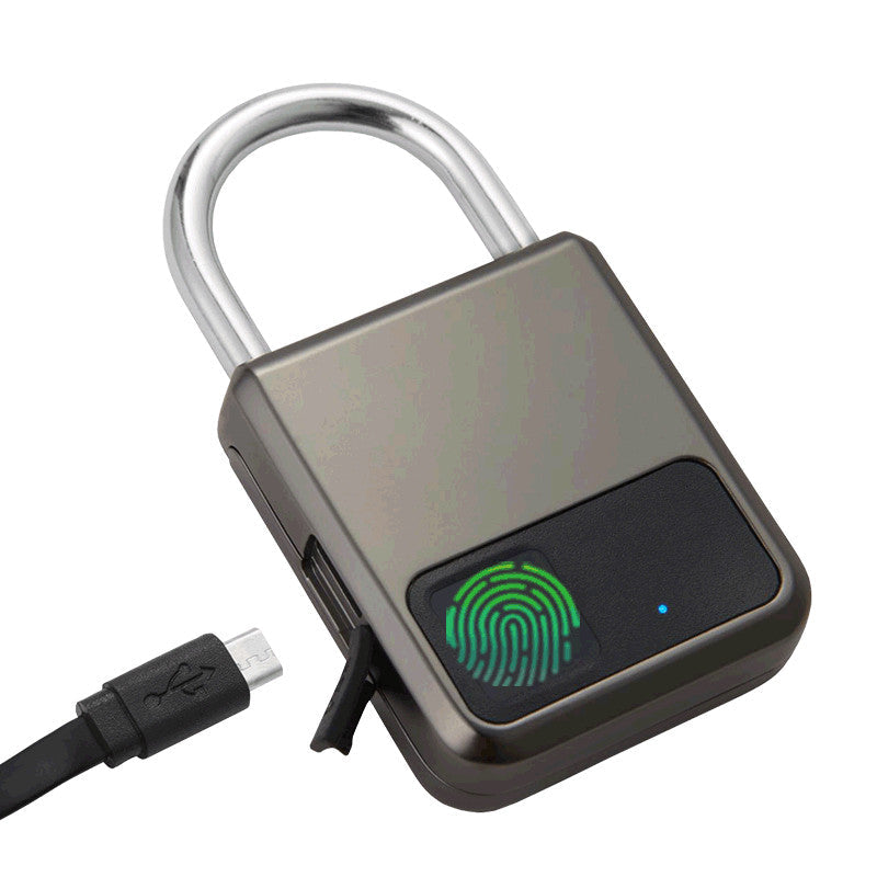Smart Fingerprint Padlock Waterproof Anti-theft Locker Luggage Padlock Pi-Mart