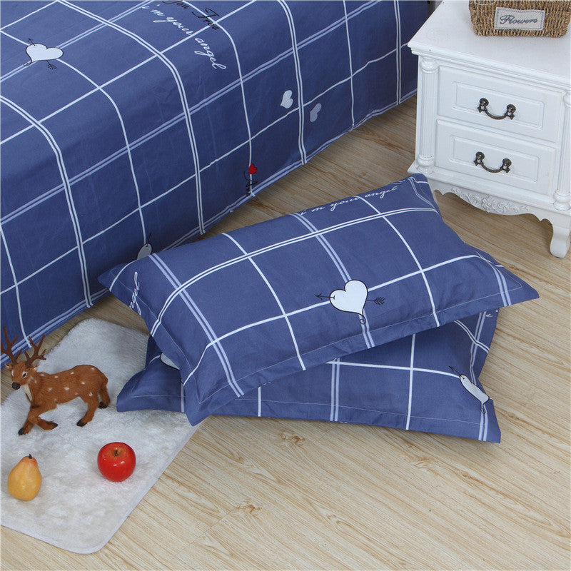 Brushed Printed Cartoon Single With Duvet Cover Bedding Pi-Mart