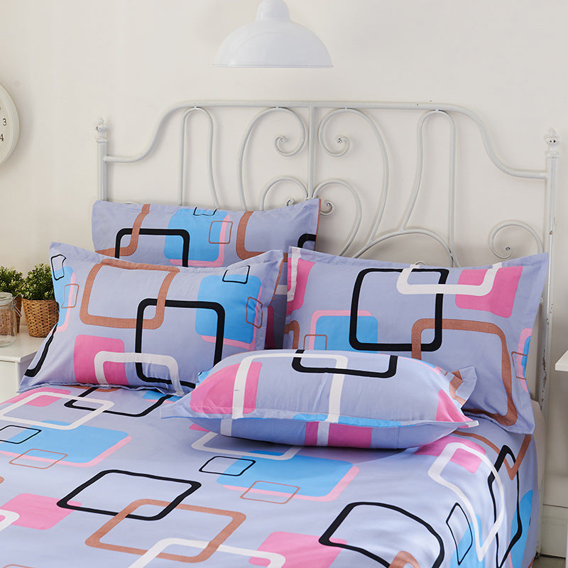 Brushed Printed Cartoon Single With Duvet Cover Bedding Pi-Mart