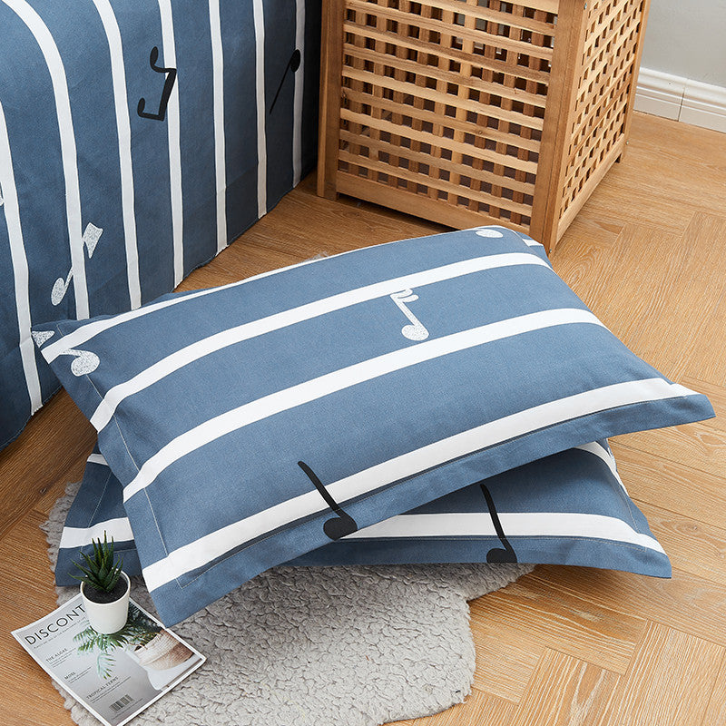 Brushed Printed Cartoon Single With Duvet Cover Bedding Pi-Mart