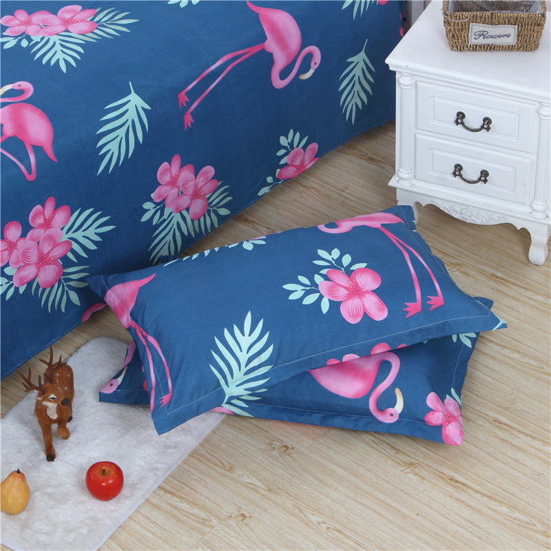 Brushed Printed Cartoon Single With Duvet Cover Bedding Pi-Mart