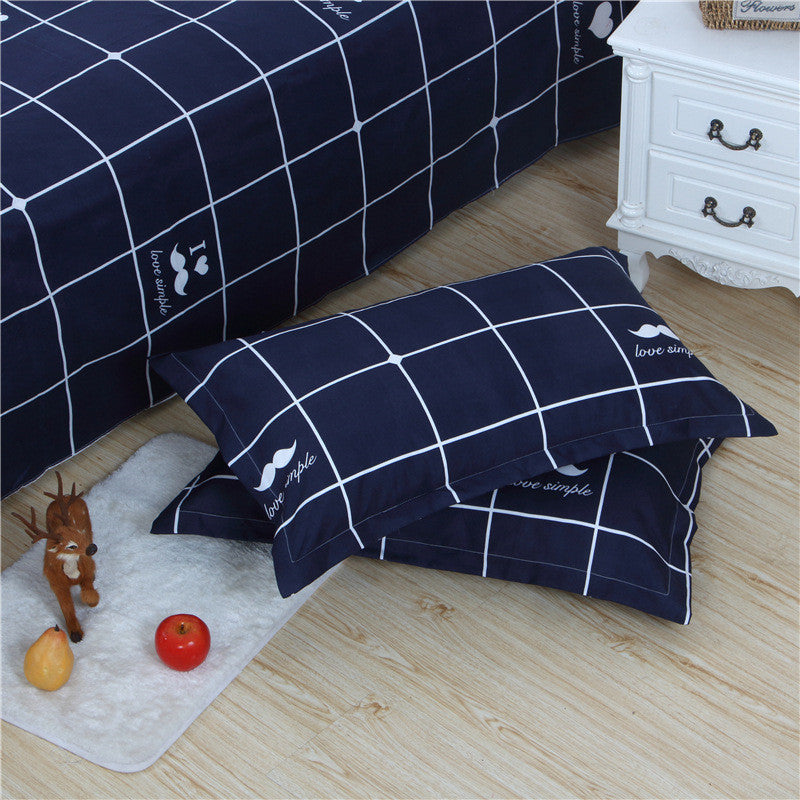 Brushed Printed Cartoon Single With Duvet Cover Bedding Pi-Mart