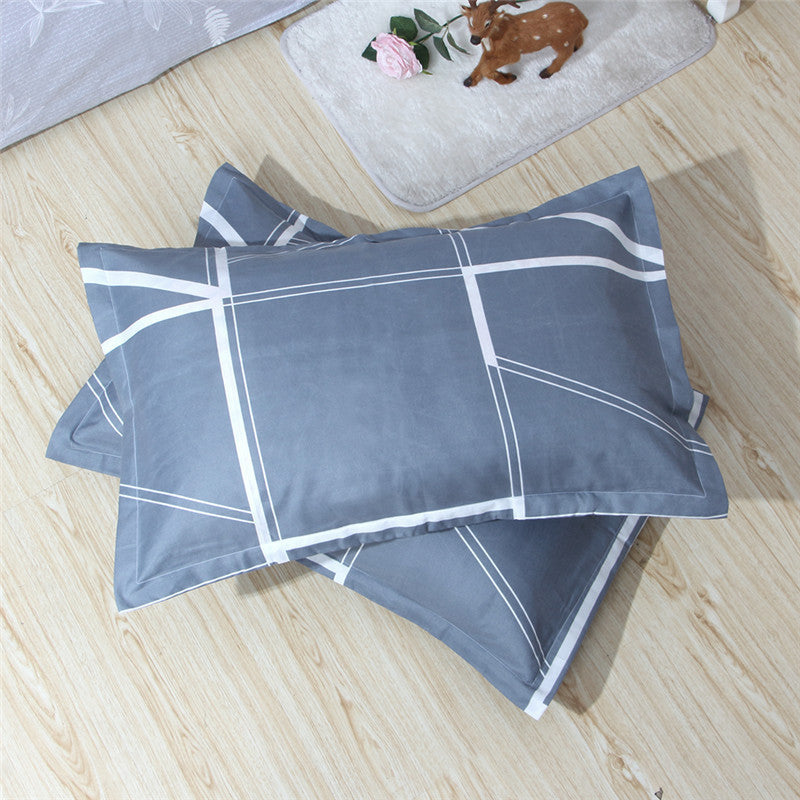 Brushed Printed Cartoon Single With Duvet Cover Bedding Pi-Mart