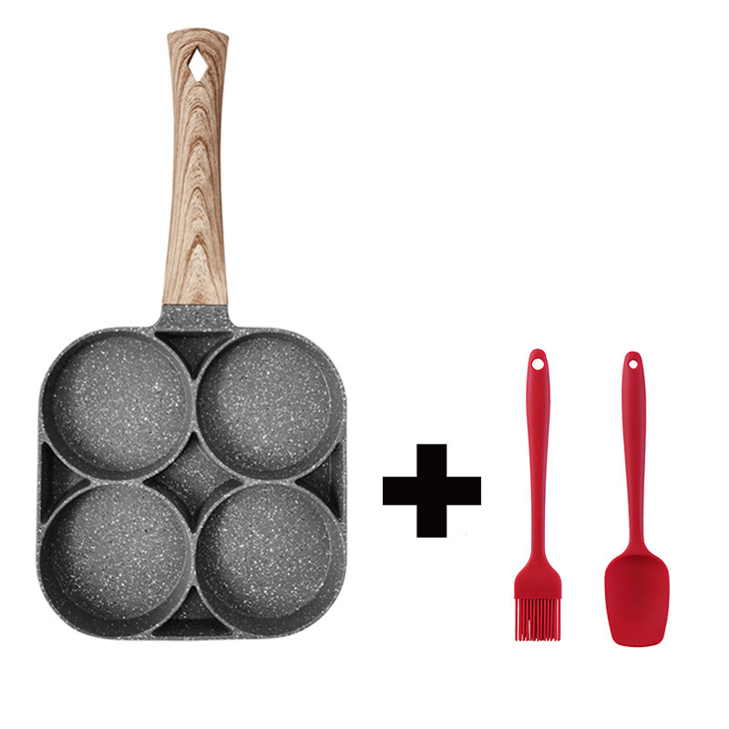 Four Hole Omelette Pan, Non-stick Pan Pi-Mart