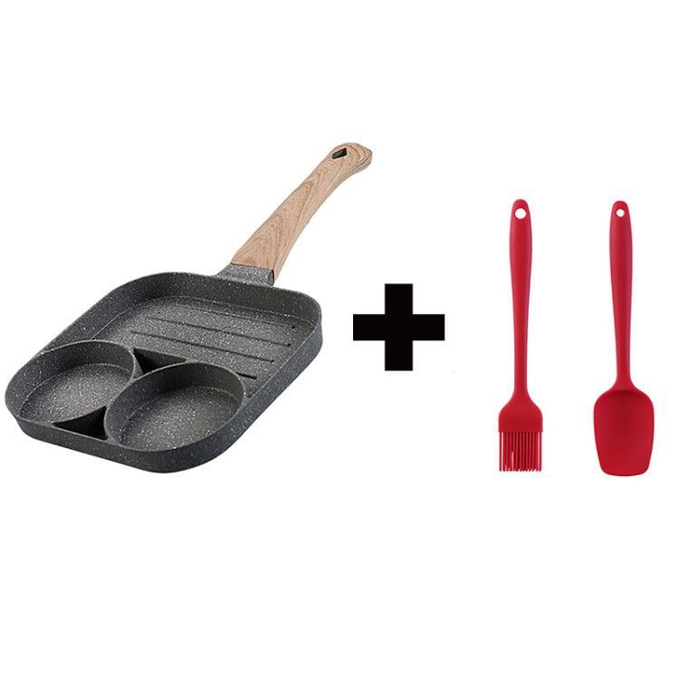 Four Hole Omelette Pan, Non-stick Pan Pi-Mart