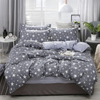 Brushed Four-piece Bed Sheet Duvet Cover Student Pi-Mart