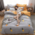 Thickened Cotton Washable Four-piece Cotton Duvet Cover Pi-Mart