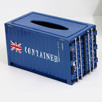 Container Style Wrought Iron Tissue Box Retro Pumping Box