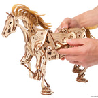 Bionic Horse Mechanical Trojan Horse Wooden Mechanical Transmission Model Lootquake LLC
