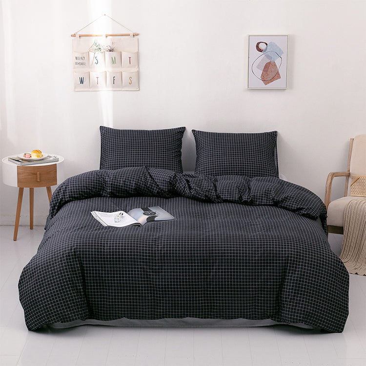 Home Textile Three-piece Duvet Cover Set Bedding 3 Sets Pi-Mart