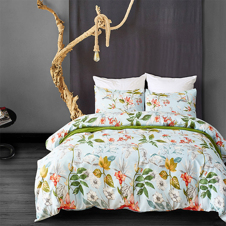 Home Textile Three-piece Duvet Cover Set Bedding 3 Sets Pi-Mart