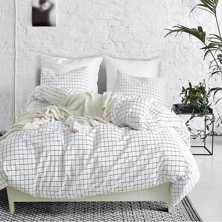 Home Textile Three-piece Duvet Cover Set Bedding 3 Sets Pi-Mart