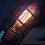 New Bazooka Flame Steampunk Rocket Home Decoration Light