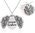 You Are My Sunshine Sunflower Necklace Women Men Pi-Mart